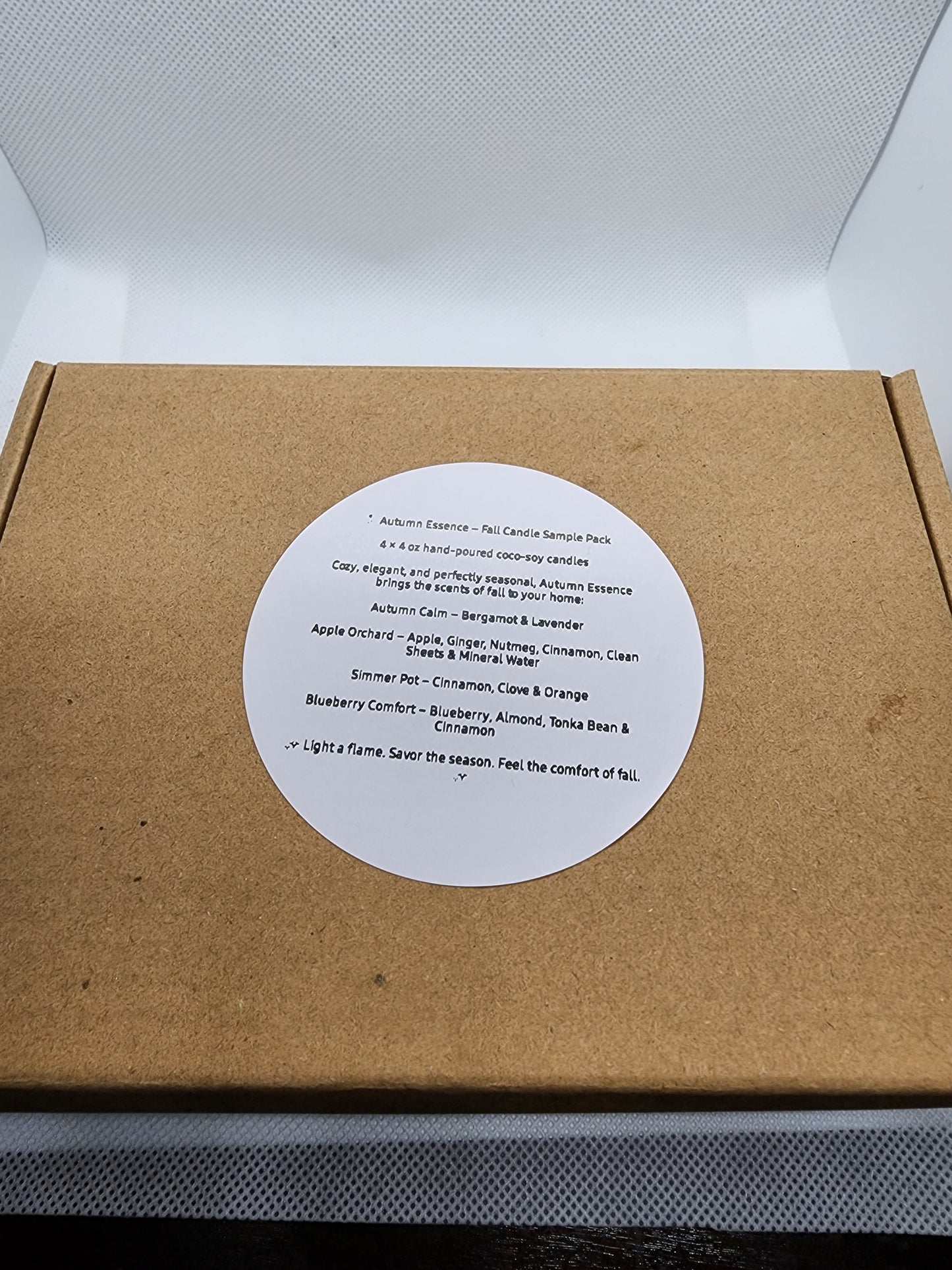 šÆļø Autumn Essence ā Fall Candle Sample Pack