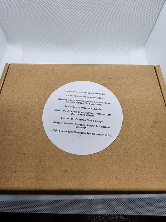 🕯️ Autumn Essence – Fall Candle Sample Pack